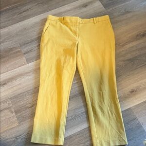 Ann Taylor Mustard Yellow Trousers